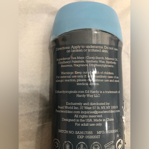 Ed Hardy mountain spring‎ odor protection deodorant 2pack new - Picture 6 of 14